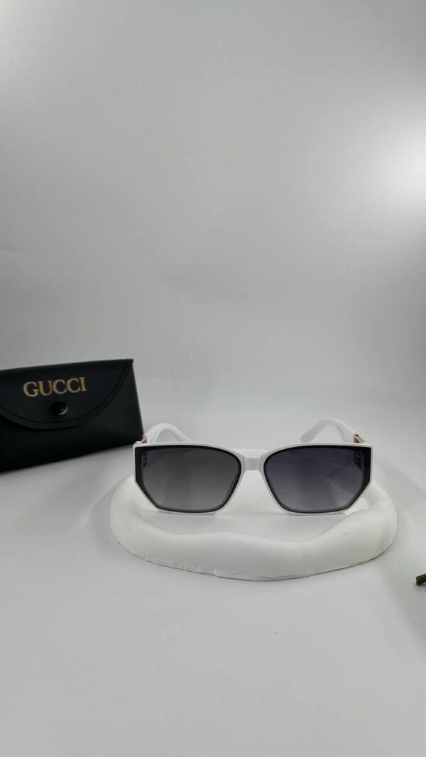 Слънчеви очила Gucci White and Gold, слънчеви очила, дамски слънчеви очила