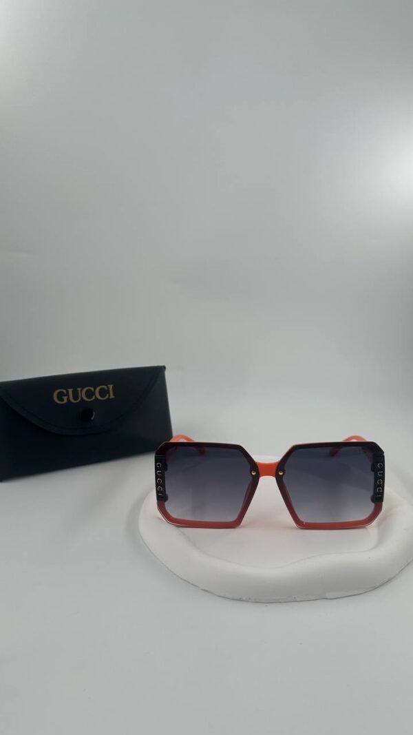 Слънчеви очила Gucci with an orange frame, мъжки слънчеви очила, слънчеви очила за мъже