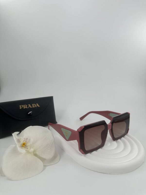 Prada Wide Lens Glasses - Rose Ash, слънчеви очила, дамски слънчеви очила, пепел от рози